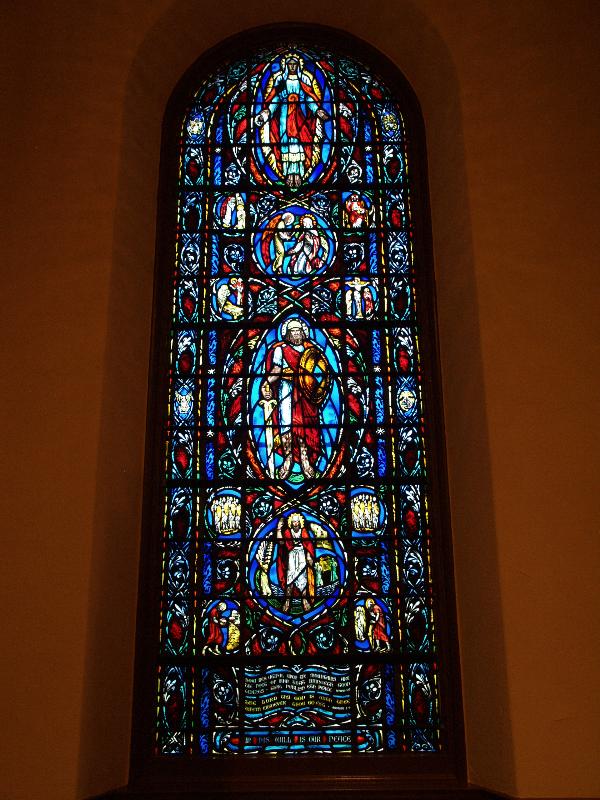 Montclair, New Jersey (NJ): Union Congregational Church: Joshua - Isaiah Window (dedicated 1944, Charles J. Connick)