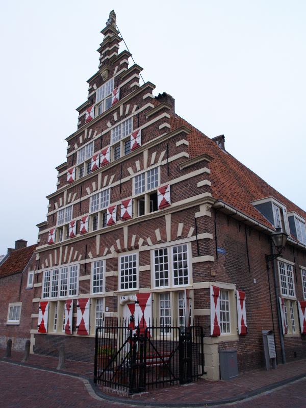 Leiden, Netherlands: Kort Galgewater, Stadtstimmerwerf (city carpenter's yard): view (1612)