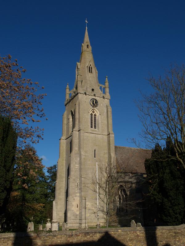 Willingham, England: St Mary and All Saints Church: tower