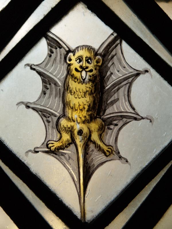 Cambridge, England: King's College: bat (late 15th c)
