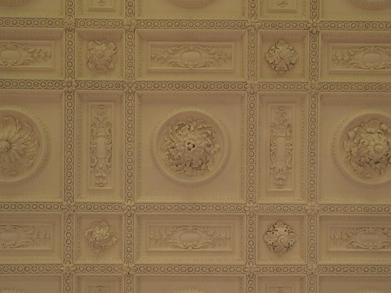 Cambridge, England: Senate House: ceiling (1722-1730, architect James Gibbs)