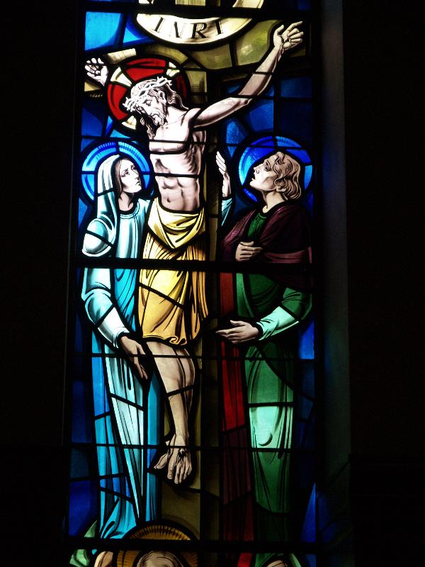 St Augustine, Florida (FL): Cathedral-Basilica: Crucifixion (1965, Rambusch Studios)