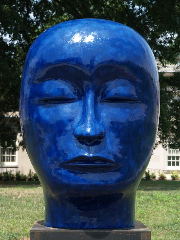 Richmond, Virginia (VA): Virginia Museum of Fine Arts: head (2004-2007, artist Jun Kaneko)