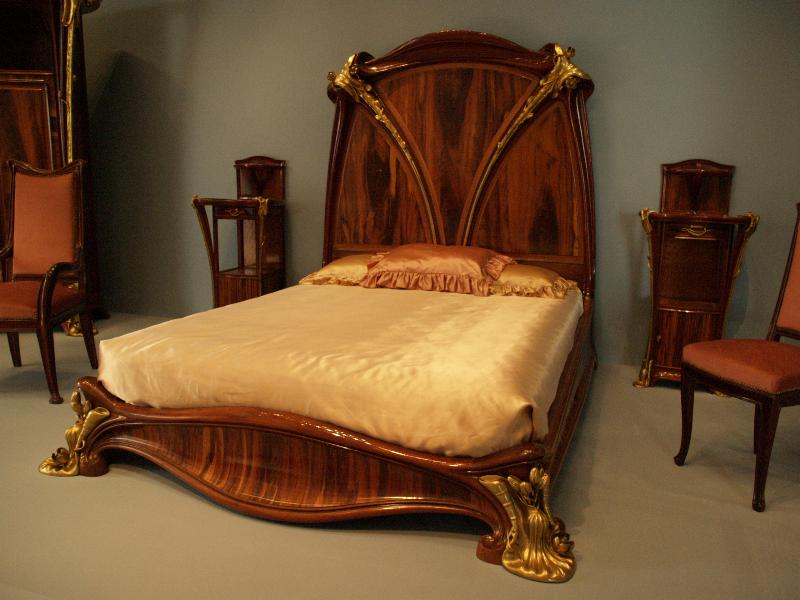 Richmond, Virginia (VA): Virginia Museum of Fine Arts: bed (c 1905-1908, Louis Majorelle)