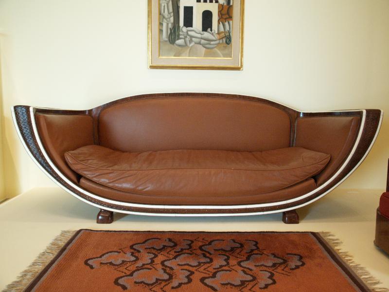 Richmond, Virginia (VA): Virginia Museum of Fine Arts: sofa (c 1927, Marcel Coard, for Jacques Doucet residence)