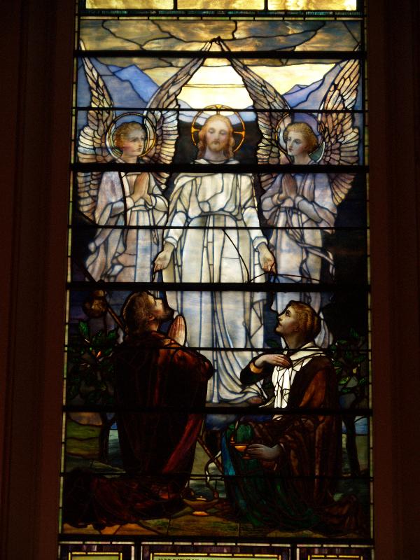 Richmond, Virginia (VA): St Paul's Episcopal Church: The Vision of Christ to Believers (installed 1896, Tiffany Studios)