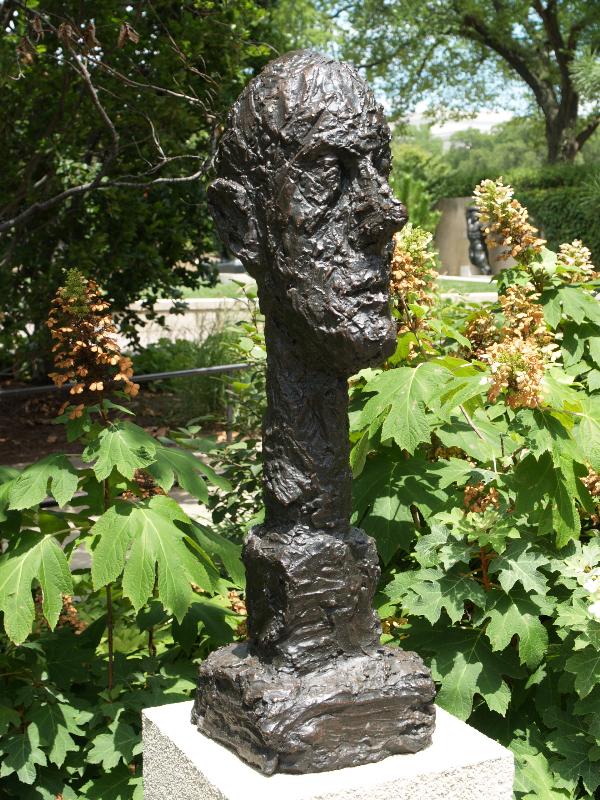 Washington, DC: Hirshhorn Museum and Sculpture Garden: Monumental Head (1960, Alberto Giacometti)
