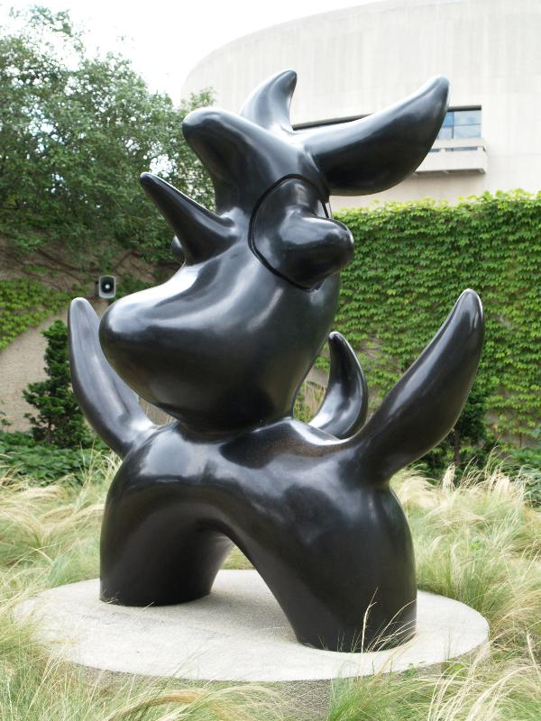 Washington, DC: Hirshhorn Museum and Sculpture Garden: Lunar Bird (1944-1946, enlarged and cast 1966-1967, Joan Miro)