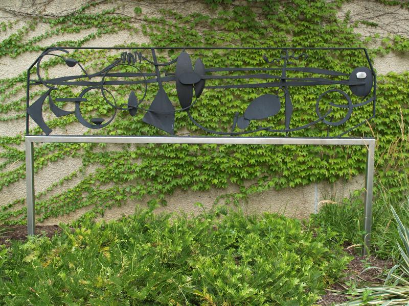 Washington, DC: Hirshhorn Museum and Sculpture Garden: Pittsburgh Landscape (1954, sculptor David Smith)