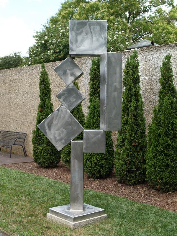 Washington, DC: Hirshhorn Museum and Sculpture Garden: Cubi XII (1963, sculptor David Smith)