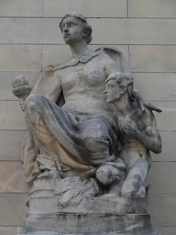 Washington, DC: Organization of American States (17th Street NW): North America (1910, sculptor Gutzon Borglum)