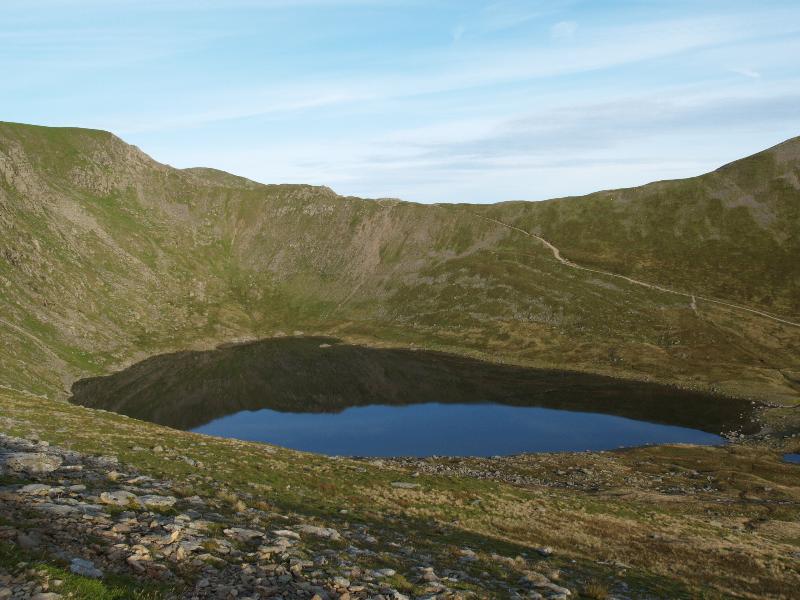 Patterdale, England: Helvellyn: Swirral Edge and Red Tarn