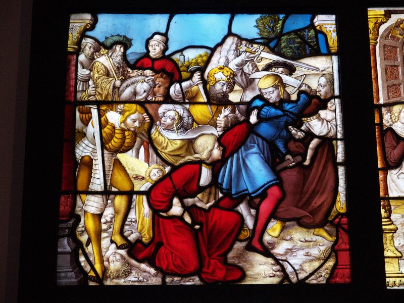 London, England: Victoria and Albert Museum: Massacre of the Innocents (c 1522-1526, makers possibly Gerhard Remisch and Everhard Rensig, from Cistercian abbey of Mariawald)