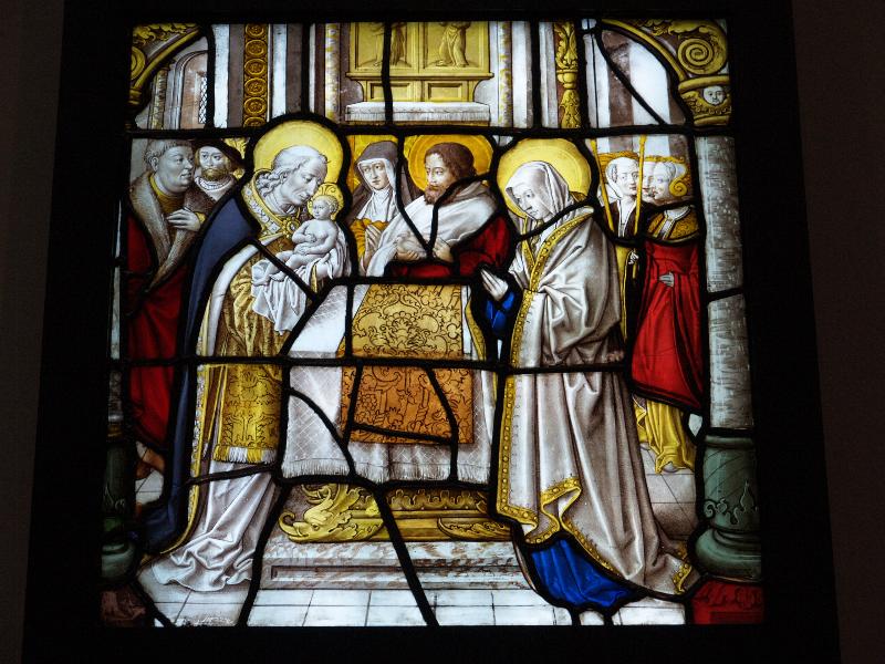 London, England: Victoria and Albert Museum: The Presentation in the Temple (c 1522-1526, makers possibly Gerhard Remisch and Everhard Rensig, from Cistercian abbey of Mariawald)