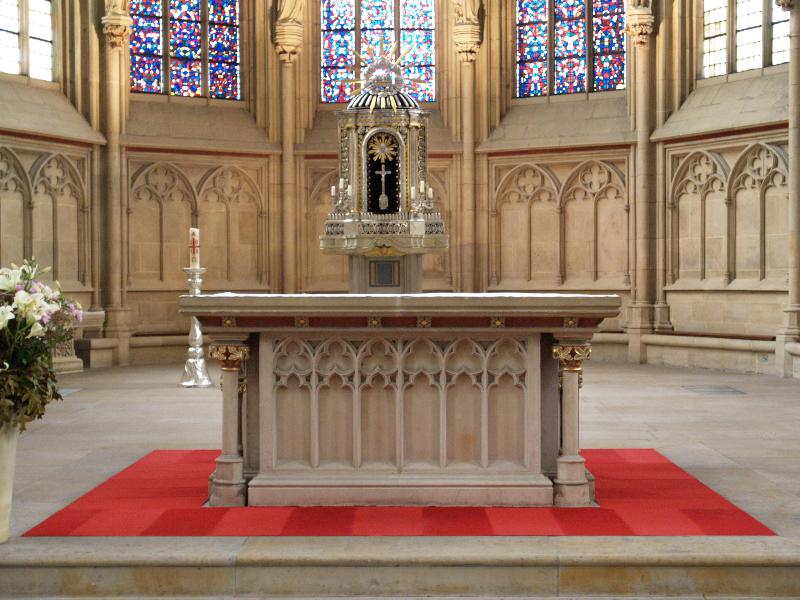 Munster, Germany: St Lamberti: altar
