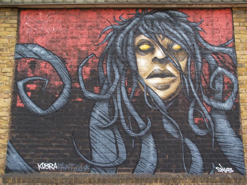 Cambridge, England: Newmarket Road: crazy hair (Snub, 18th-19th September 2010, Blight Society Arts Sub-Urban Secret Jam)