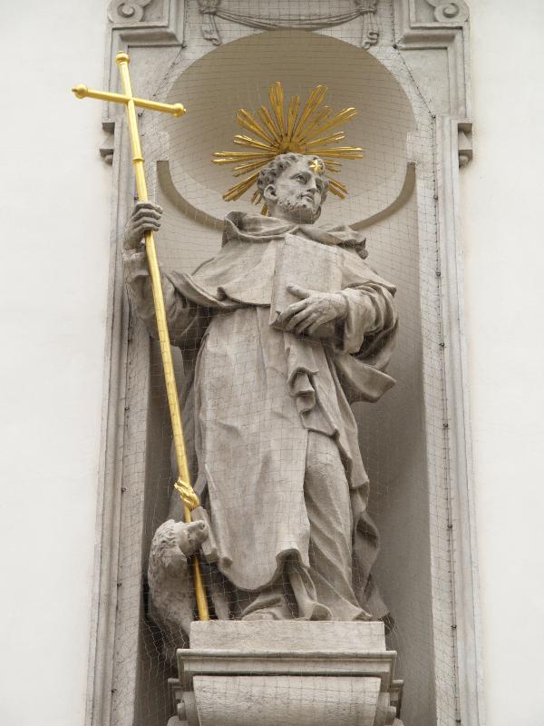 Brno, Czech Republic: Kostel sv. Michala (Church of St Michael): St Dominic (1728, Antonin Riga)