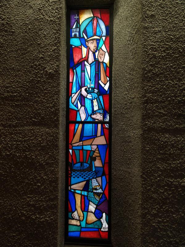 Coventry, England: Coventry Cathedral (St Michael's Cathedral): Communion (artist Einar Forseth)