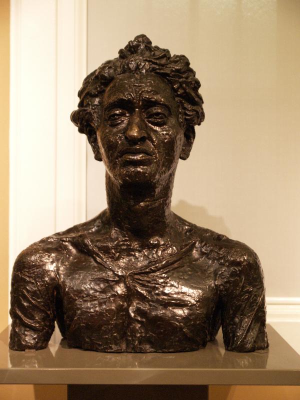London, England: Victoria and Albert Museum: Portrait of Jacob Kramer (1921, Jacob Epstein)