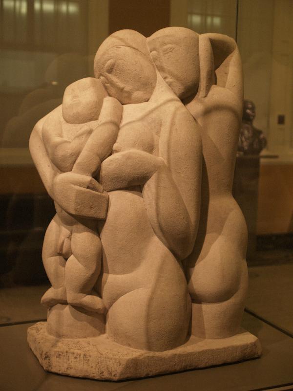 London, England: Victoria and Albert Museum: The Man Child (1921, Frank Dobson)