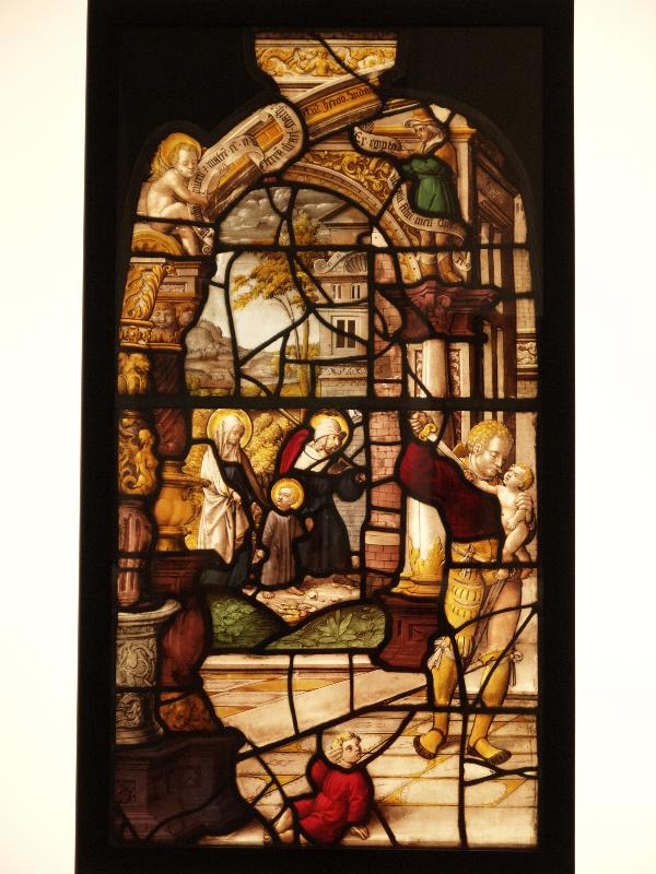 London, England: Victoria and Albert Museum: The Return from Egypt and the Massacre of the Innocents (1528, Gerhard Remsich, from the abbey of Steinfeld, Germany, Lower Rhine)
