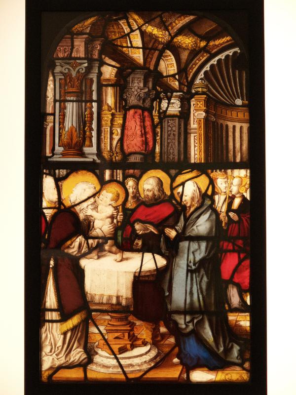 London, England: Victoria and Albert Museum: The Presentation of Christ in the Temple (1526-1527, Gerhard Remsich, from the abbey of Steinfeld, Germany, Lower Rhine)