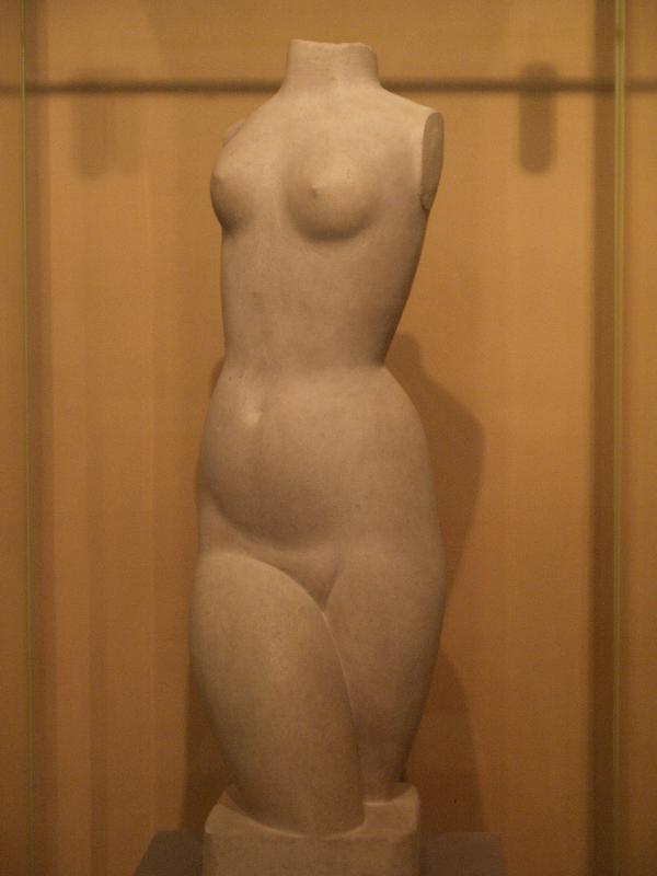 London, England: Victoria and Albert Museum: Torso (1933, Frank Dobson)