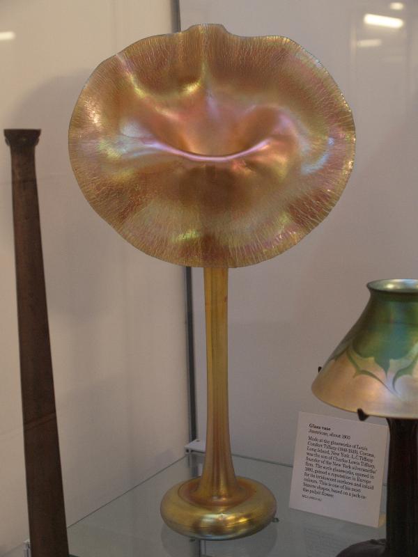 London, England: British Museum: jack-in-the-pulpit (about 1900, Louis Comfort Tiffany)
