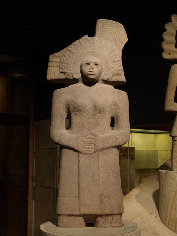 London, England: British Museum: Huaxtec female deity, AD 900-1450