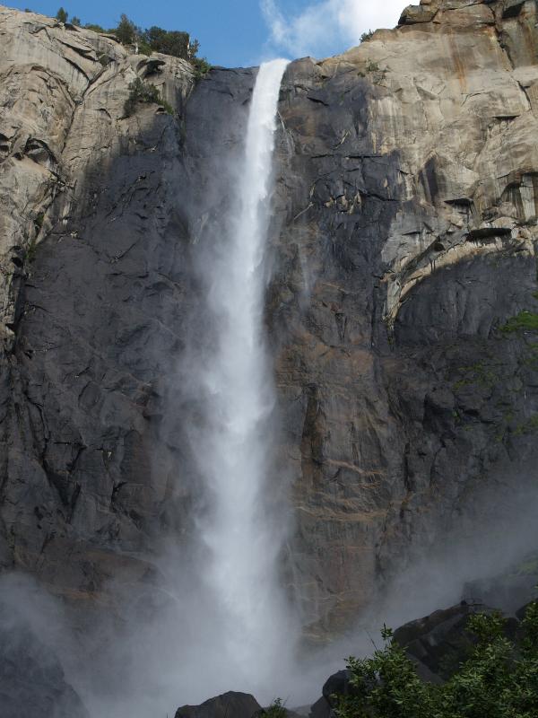 Yosemite National Park, California (CA): Bridalveil Fall: view