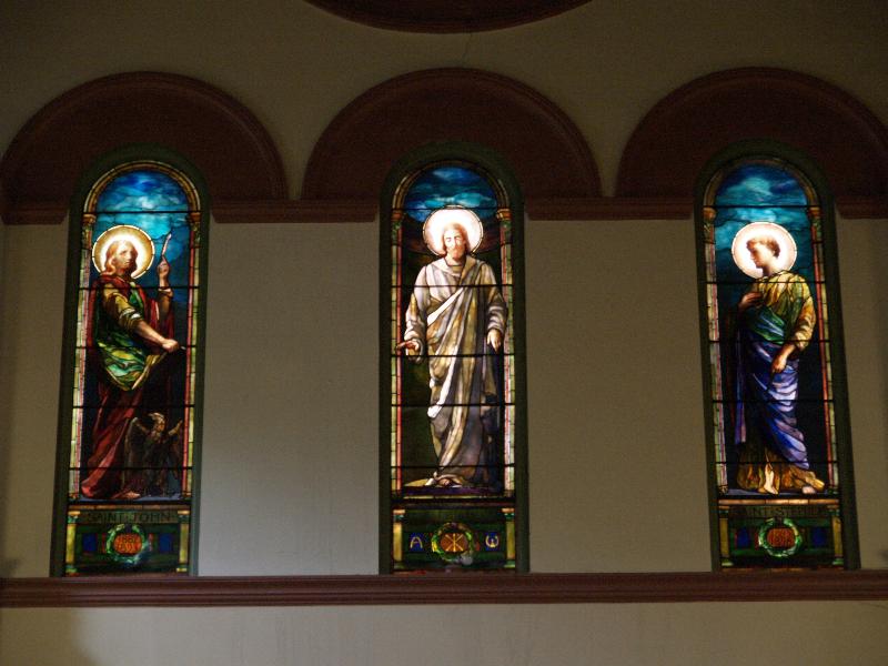 Northampton, Massachusetts (MA): St John's Episcopal Church: Washburn Memorial Windows (1900, Henry L. Parkhurst, Frederick A. Parkhurst and Gabriel Chenes)
