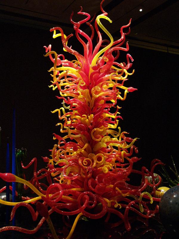 Boston, Massachusetts (MA): Museum of Fine Arts: tower of glass (Dale Chihuly)