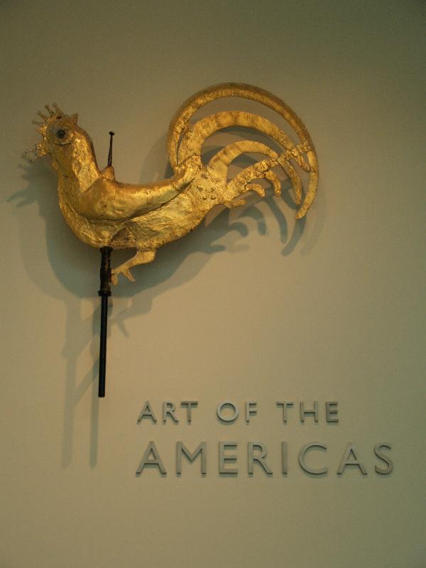 Boston, Massachusetts (MA): Museum of Fine Arts: weather vane, about 1772, Thomas Drowne