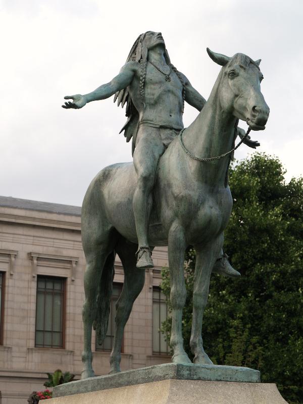 Boston, Massachusetts (MA): Museum of Fine Arts: Appeal to the Great Spirit (1909, sculptor Cyrus Edwin Dallin)