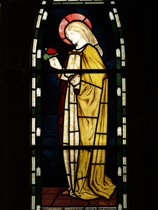 Scarborough, England: St Martin-on-the-Hill: Mary of Bethany (1868, William Morris)