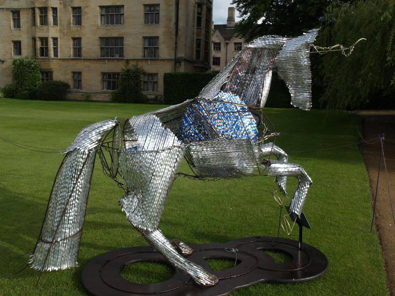 Cambridge, England: King's College: The Unicorn of Scotland (2012, Tom Hiscocks)