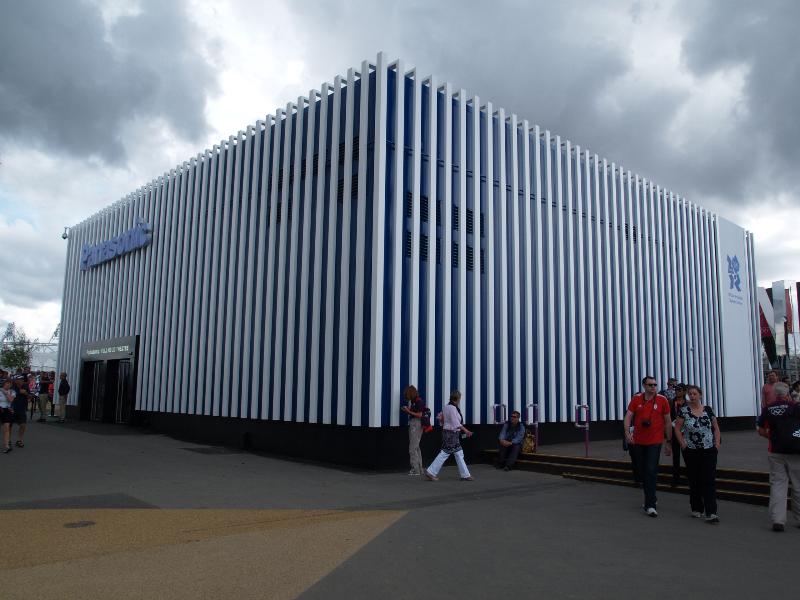 London, England: Olympic Park, Panasonic Theatre: view