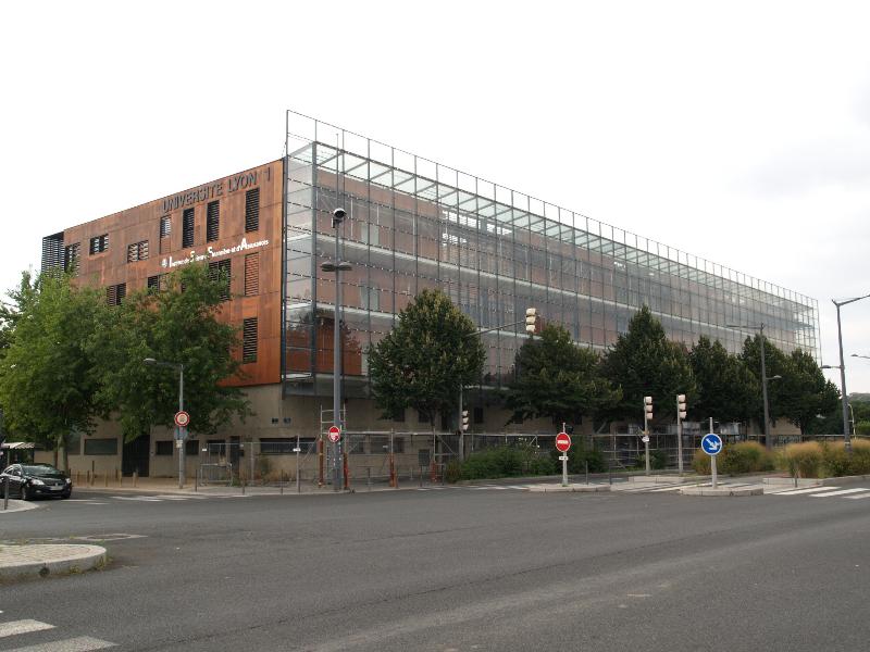 Lyon, France: Avenue Tony Garnier, Institut de science financiere et d'assurances (ISFA): view (2004)