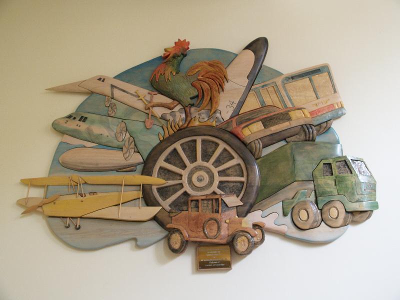 Cambridge, England: Guildhall: Wings and Wheels (2009, maker Rowan Foundation)