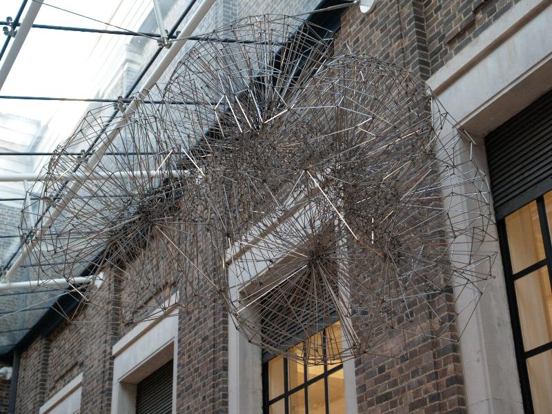 Cambridge, England: Fitzwilliam Museum: Exegy II (2007, Antony Gormley)