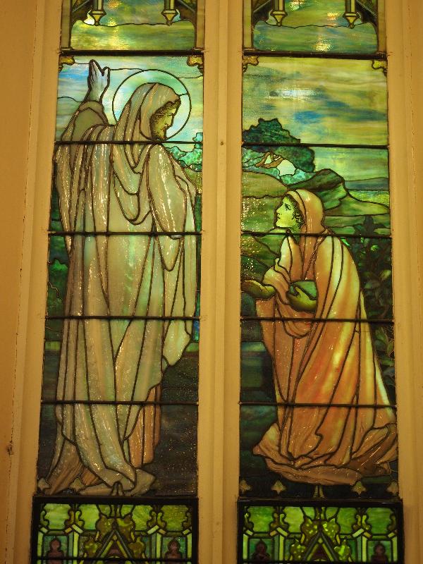 Utica, New York (NY): Westminster Presbyterian Church: Easter Morning (1910, Tiffany Studios)