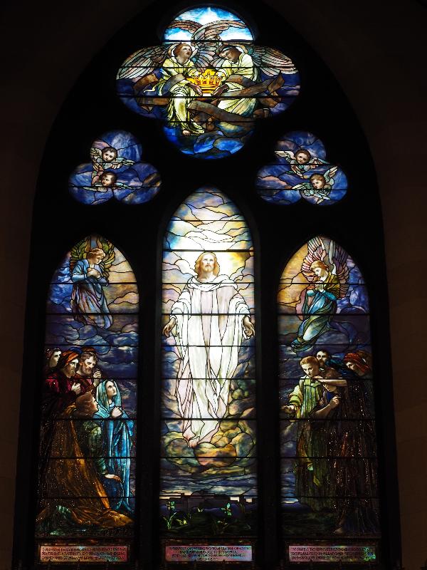 Worcester, Massachusetts (MA): St Matthew's Episcopal Church: Ascension (1896, Tiffany Studios)