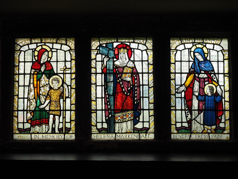 Buxton, England: Church of St Anne: Saints Elizabeth, Helena and Anne