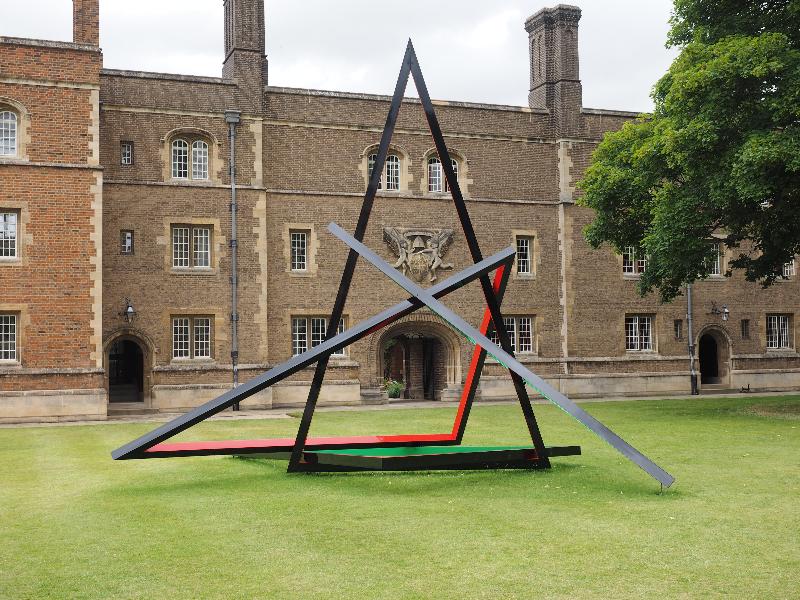 Cambridge, England: Jesus College: This and This and This (Eva Rothschild)