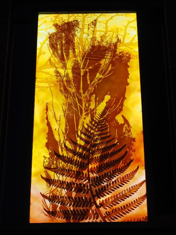 Cambridge, England: Cambridge Community Church: Winter (2016, Four Seasons, artist Sarah Galloway)