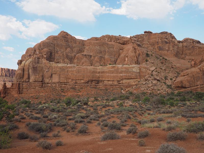 Arches National Park, Utah (UT): Arches Scenic Drive: Courthouse Towers