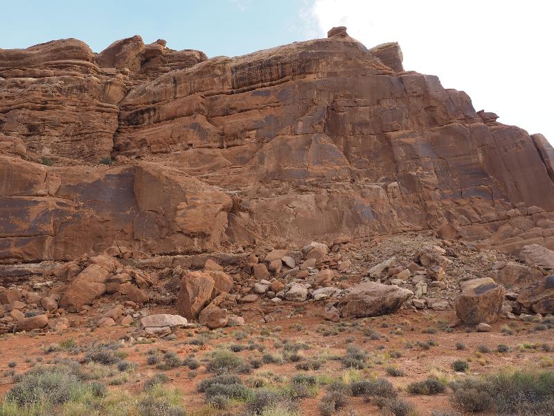 Arches National Park, Utah (UT): Arches Scenic Drive: Courthouse Towers