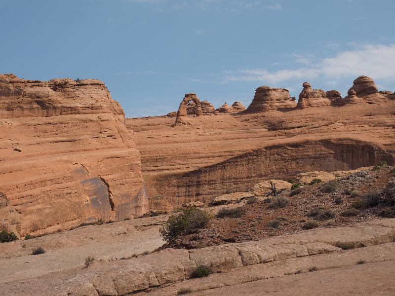 Arches National Park, Utah (UT): Delicate Arch Upper Viewpoint Trail: Delicate Arch