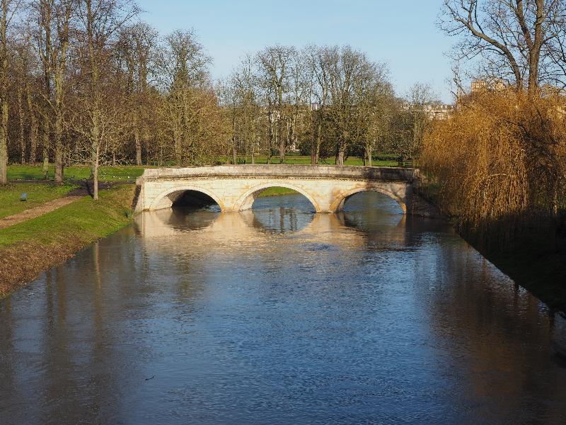 Cambridge, England: Trinity College: bridge over the Cam