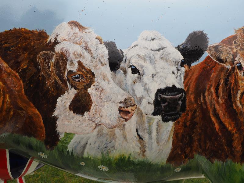Cambridge, England: Parker's Piece: Monty Rushmoo, detail (Jina Gelder)